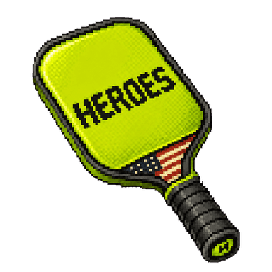 Heroes Pickleball logo